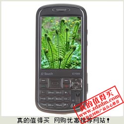 京东：天语C700 GSM拍照手机700万像素氙气闪光灯 199元超值之选