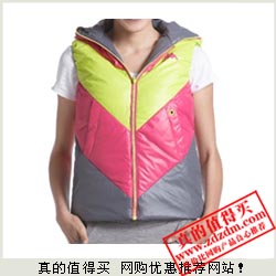 亚马逊中国:卡帕 Kappa 女式羽绒背心K0182NY10特价179.4包邮