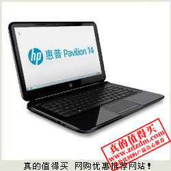 亚马逊:HP惠普 14-b005TX 三代i5/32G SSD+500G/GT630M/1.8kg超极本4552.4元包邮
