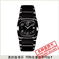 海淘：天梭Tissot 石英女式腕表T009.110.11.057.01 特价仅售$354.38 (40%off)
