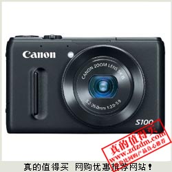 海淘：佳能 Canon PowerShot S100 1200万像素数码相机 $249 折合人民币约1600元