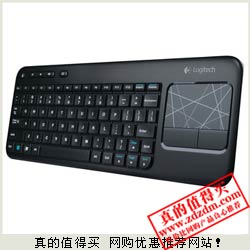 京东：Logitech 罗技 K400 全键盘+触控板 新概念无线键盘特价仅159元包邮