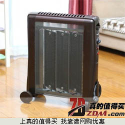 京东：格力（GREE）NDYC-15a-WG 硅晶电热膜取暖器3片 198元包邮
