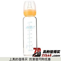京东：飞利浦新安怡8安士标准口径玻璃奶瓶240ml SCF994两件6折低至33.6元/件