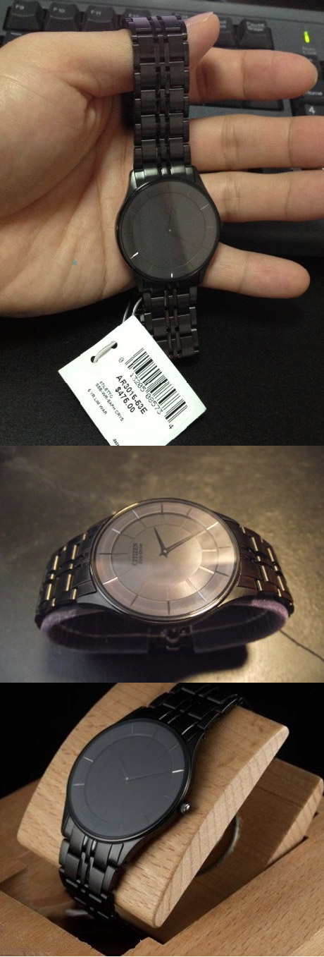 eBay：Citizen西铁城AR3015-53E Stiletto超薄光动能腕表用码$152+28包税直邮中国