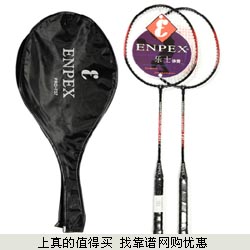 ENPEX羽毛球拍 家庭羽毛球拍2支装 8款可选 19.9元起包邮