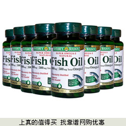 健一网：自然之宝欧米伽-3深海鱼油软胶囊30粒*8特价116.8元包邮 约14.6元/瓶