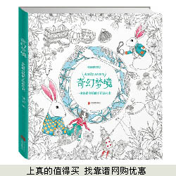 奇幻梦境 中文版手绘减压涂色书籍 下单24元包邮
