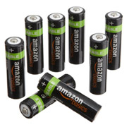 AmazonBasics 亚马逊倍思 AA 型(5号) 镍氢预充电 可充电电池 (8节,2000mAh)