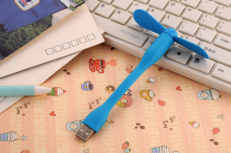 随身风扇USB蛇形迷你笔记本电脑小电风扇超静音便携