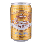 Suntory三得利啤酒纯生 330ml*24罐 整箱装