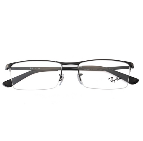 RayBan雷朋 ORX6281D 金属半框光学眼镜架+1.60非球面树脂镜片 