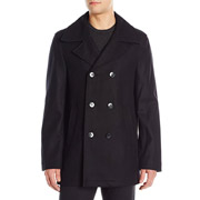 Calvin Klein Maurizio男士双排扣羊毛大衣