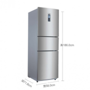 限地区！Midea美的BCD-246WTM(E)246L三门冰箱