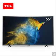 TCL D55A930C 55英寸HDR超薄4K曲面64位30核智能液晶电视机