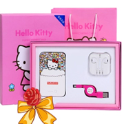 哆啦A梦Kitty猫 充电宝8800mAh套装礼盒(kitty猫)