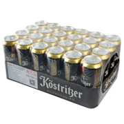 德国进口卡力特黑啤酒500mL*24罐装+德拉克小麦黑/白啤酒500ml*12听