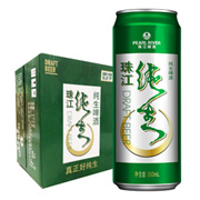 珠江啤酒 9°P 珠江纯生啤酒500mL*12听*5件
